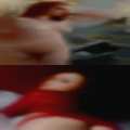Mature couples having foreplay